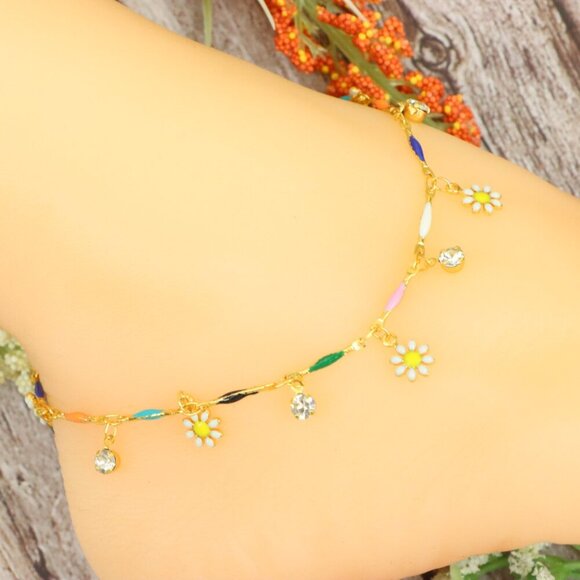 "Dainty Anklet for Women – Elegant Everyday Jewelry & Perfect Gift | MLCRC1493 - Picture 1 of 10